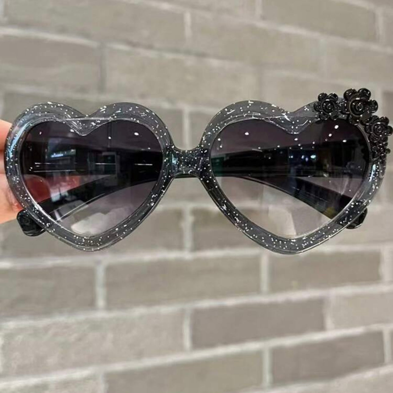Black Heart Sunglasses