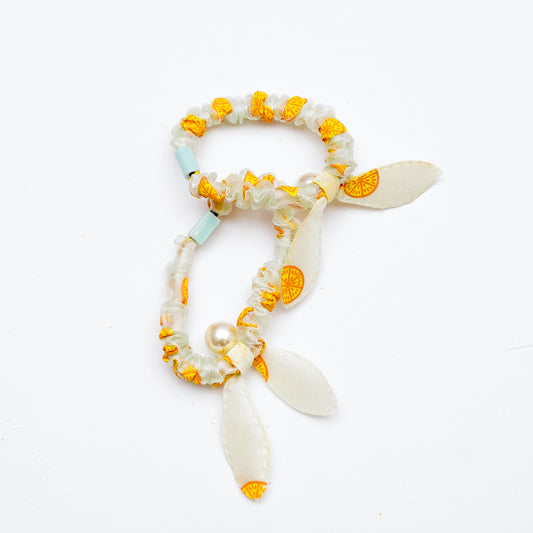 Aqua - Orange Slice Hair Tie