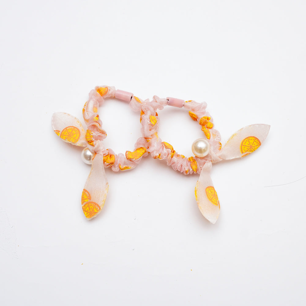 Pink - Orange Slice Hair Tie