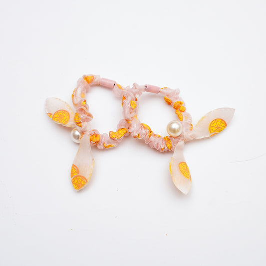 Pink - Orange Slice Hair Tie