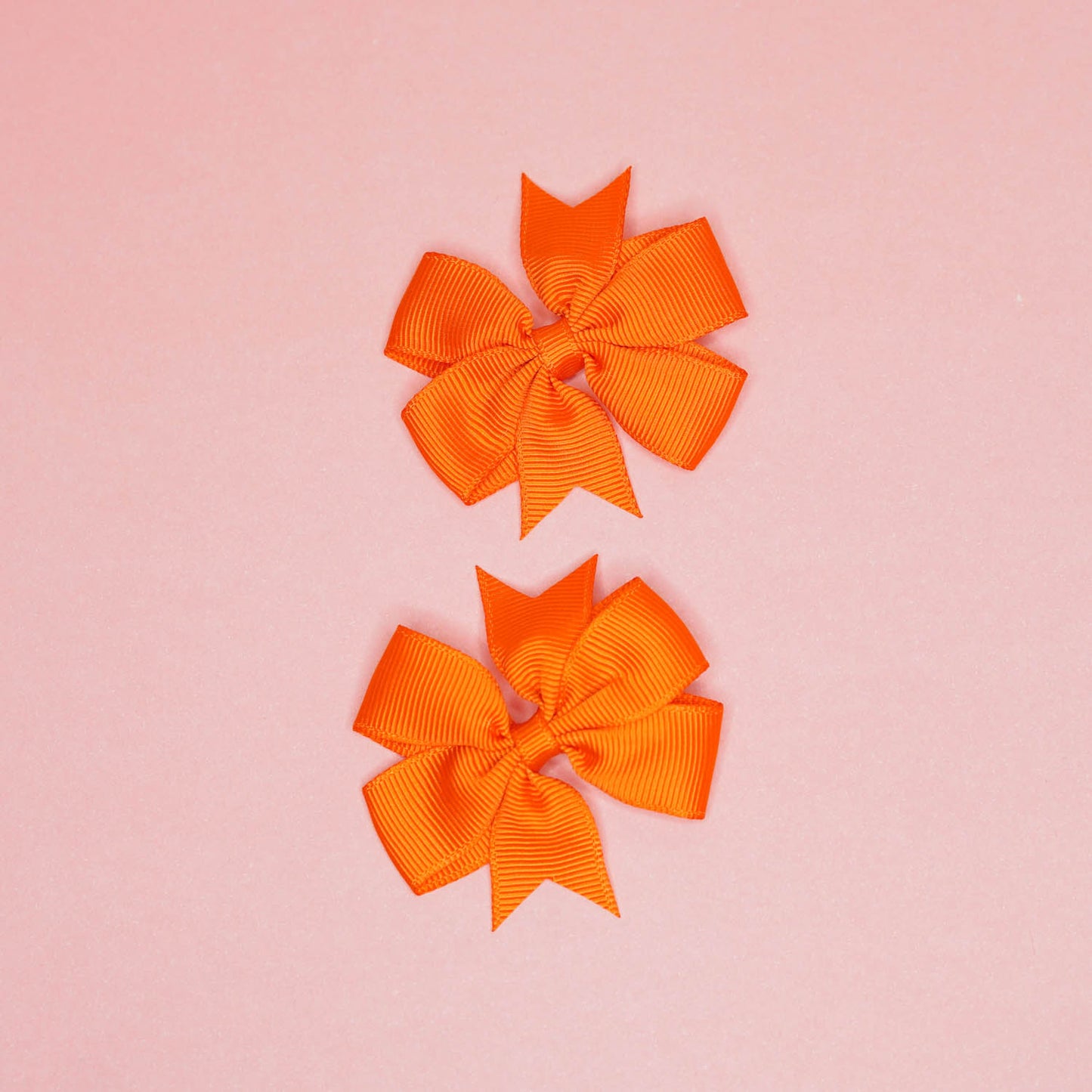 Orange Solid bow hairclip