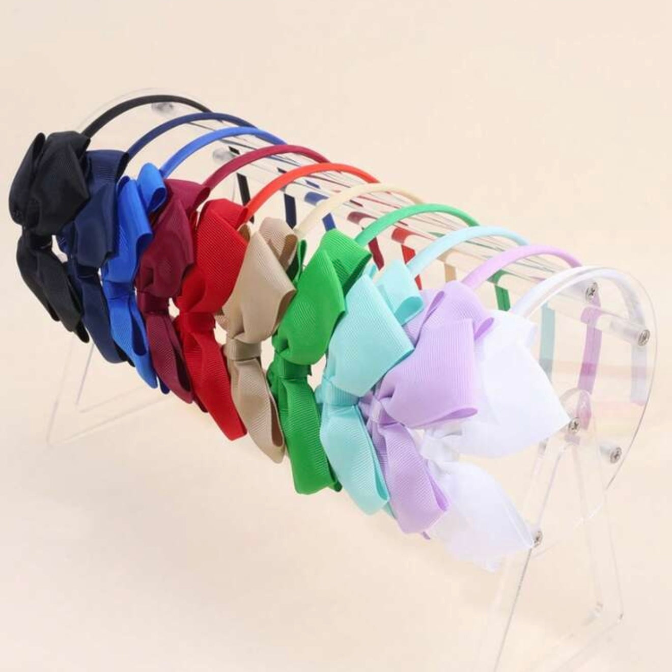 Solid Bow Headband
