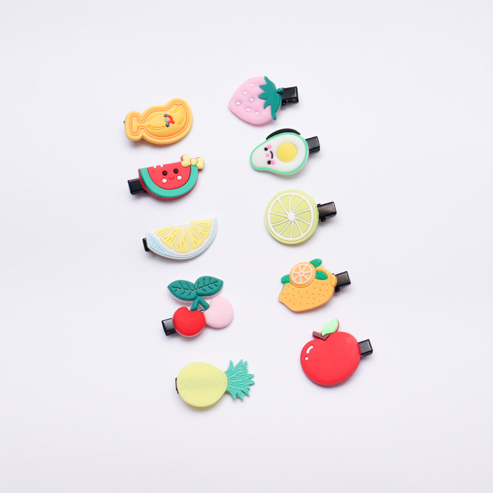 Fruits silicon Hairclips