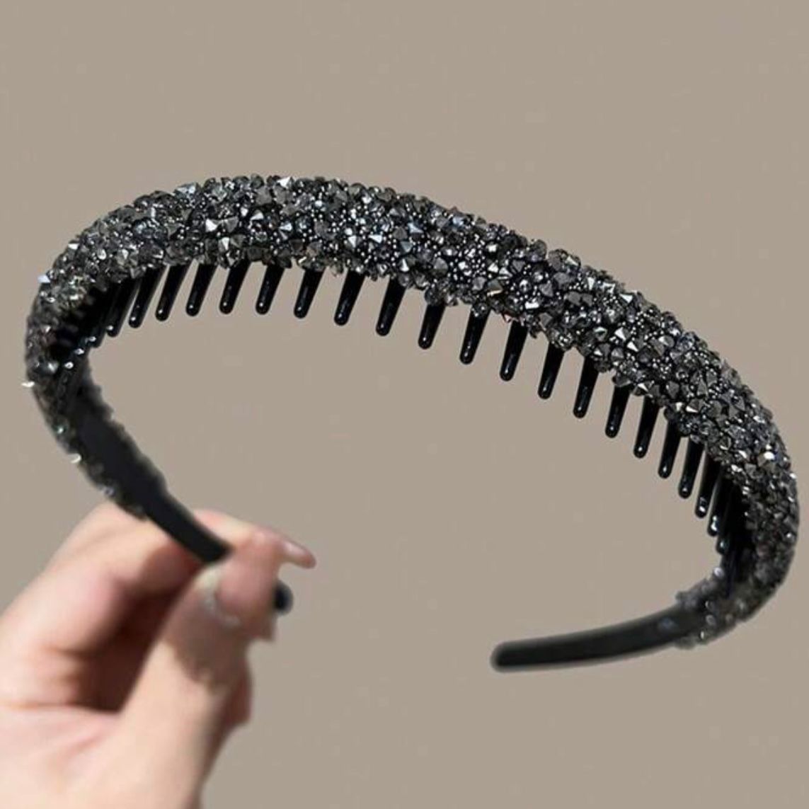 Premium rhinestone pearl headband