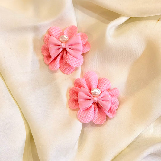 Pink Flower Theme Hairclip