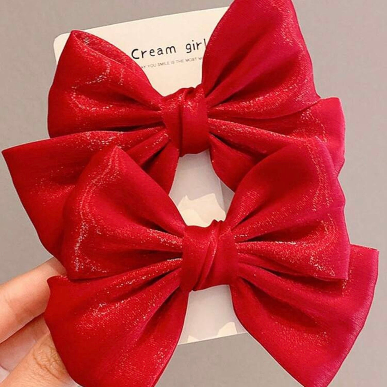 Red Bowknot Hairclip