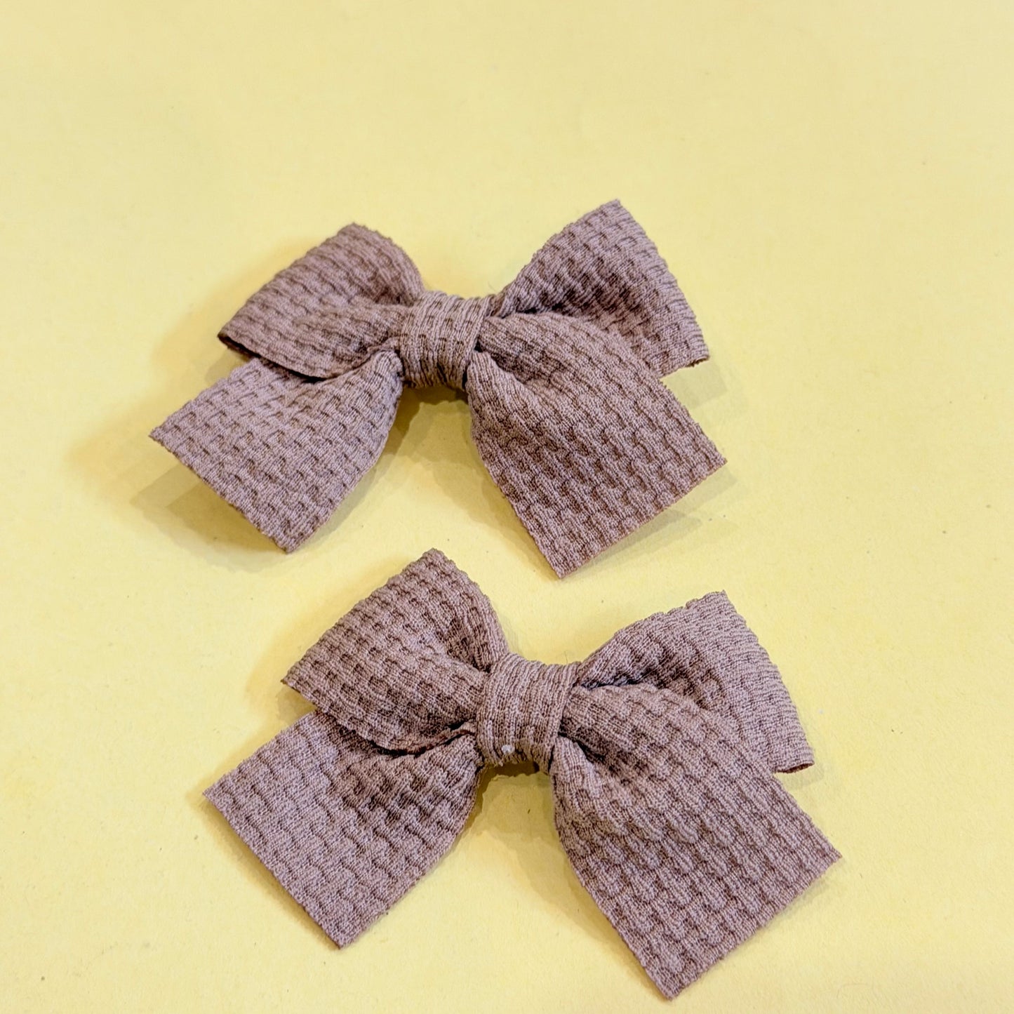 Solid Theme Bow  Hairclips