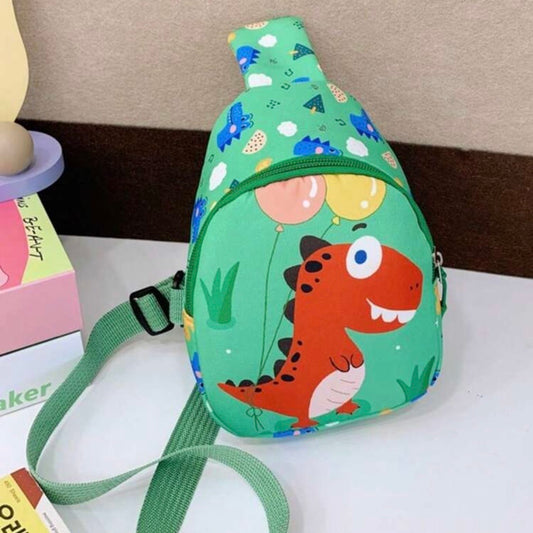 Green Dino satchel bag
