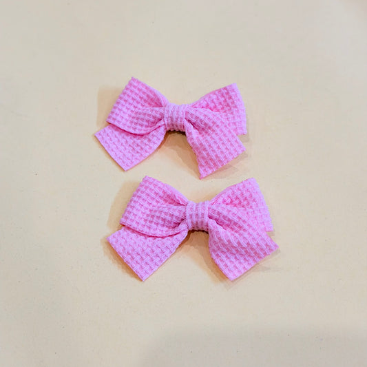 Solid Theme Bow  Hairclips
