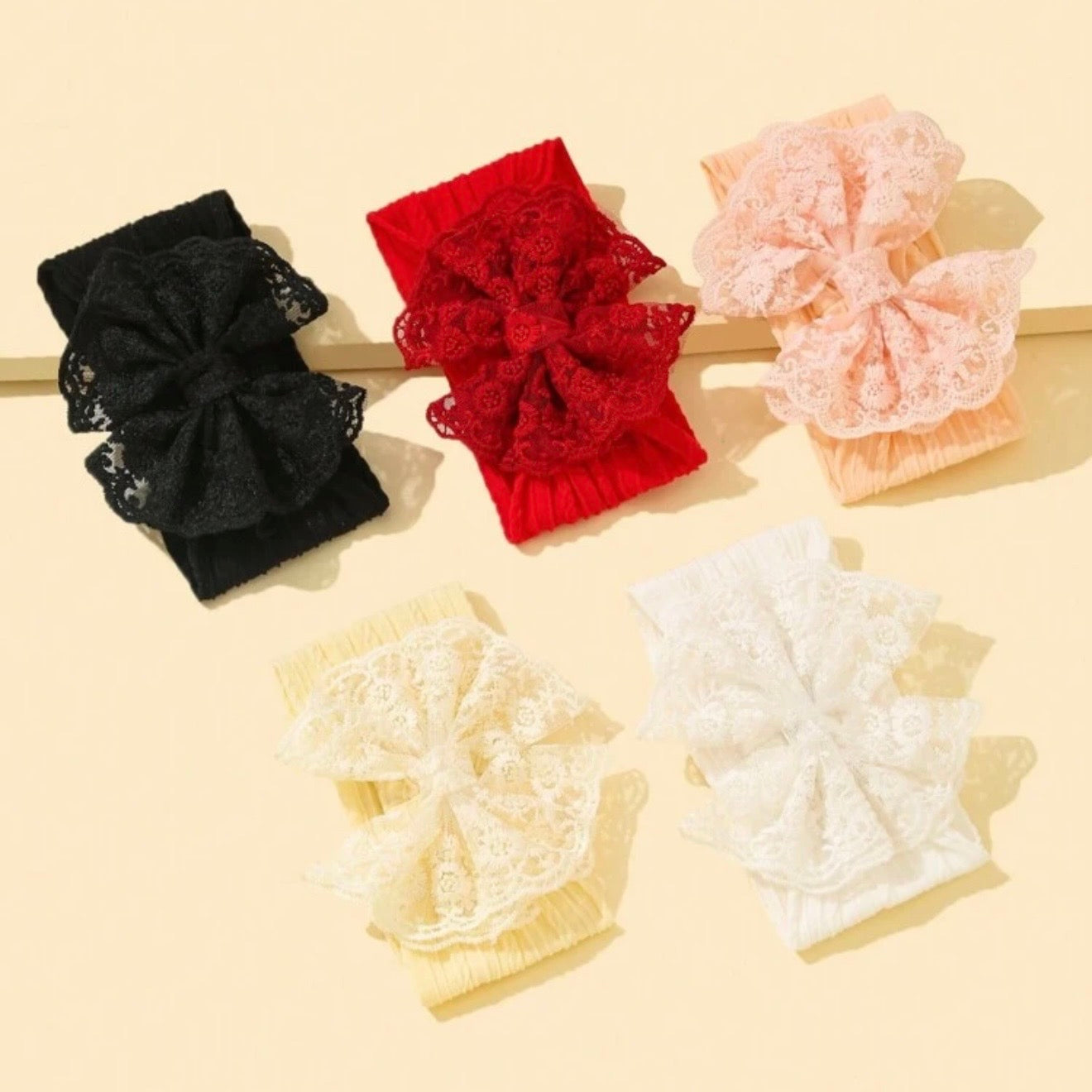 Net Bow Soft Headband
