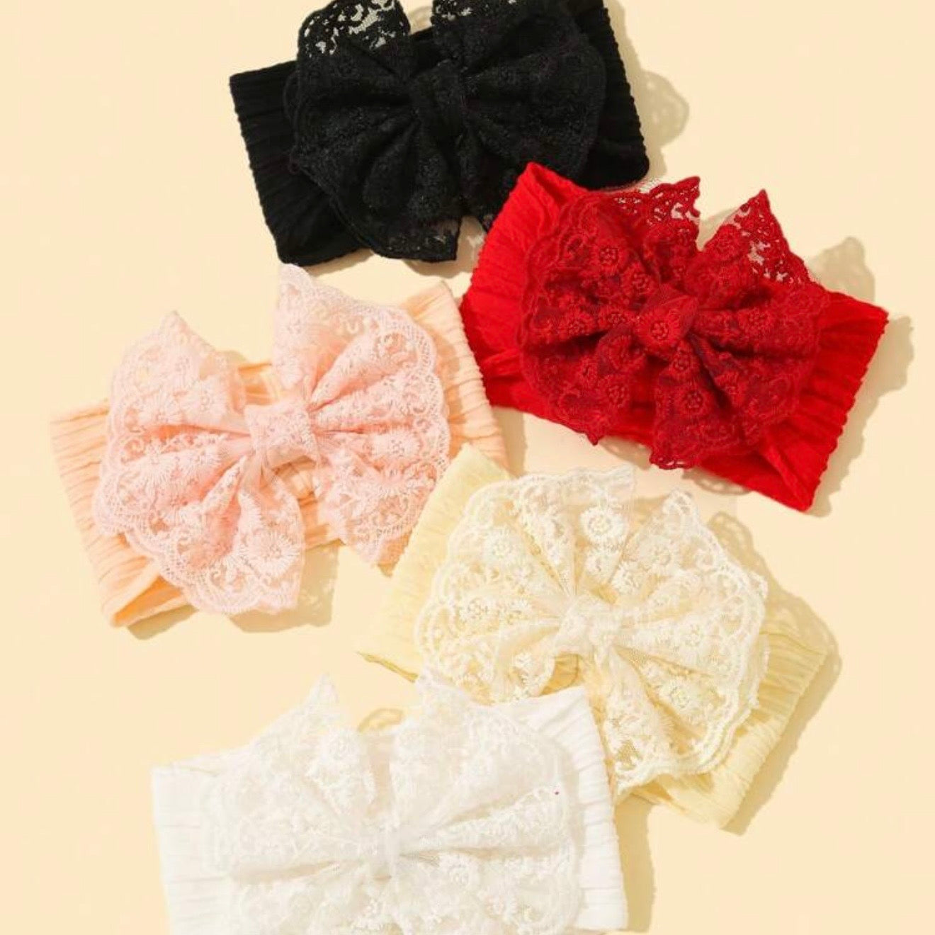 Net Bow Soft Headband