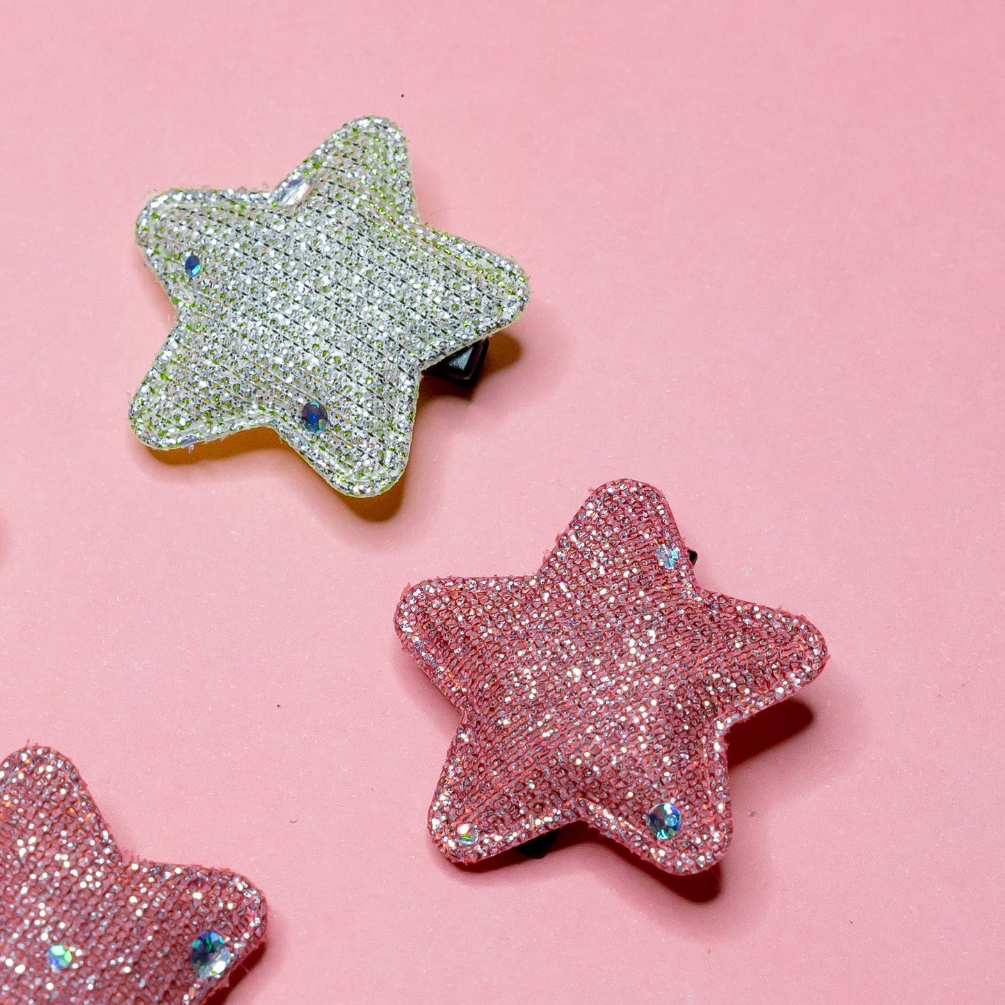 Shimmering Star theme hairclips