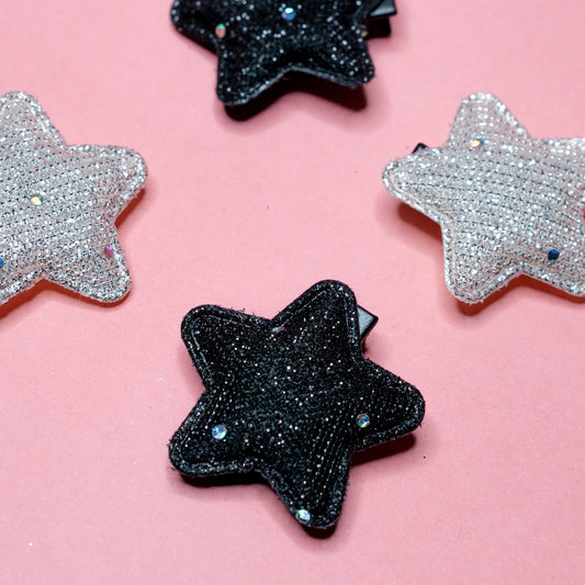 Shimmering Star theme hairclips