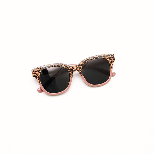 Pink Cheetah Print Sunglasses