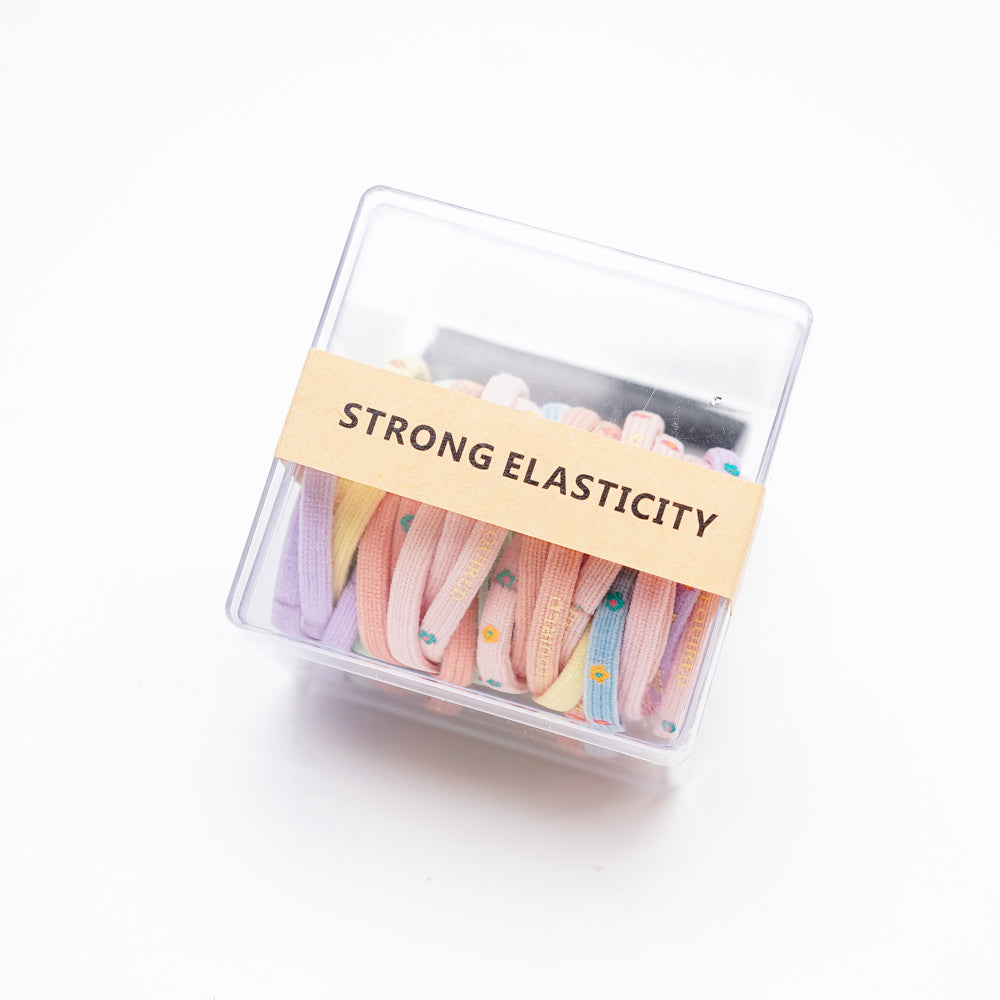Multi colour floral Printed Hair tie
