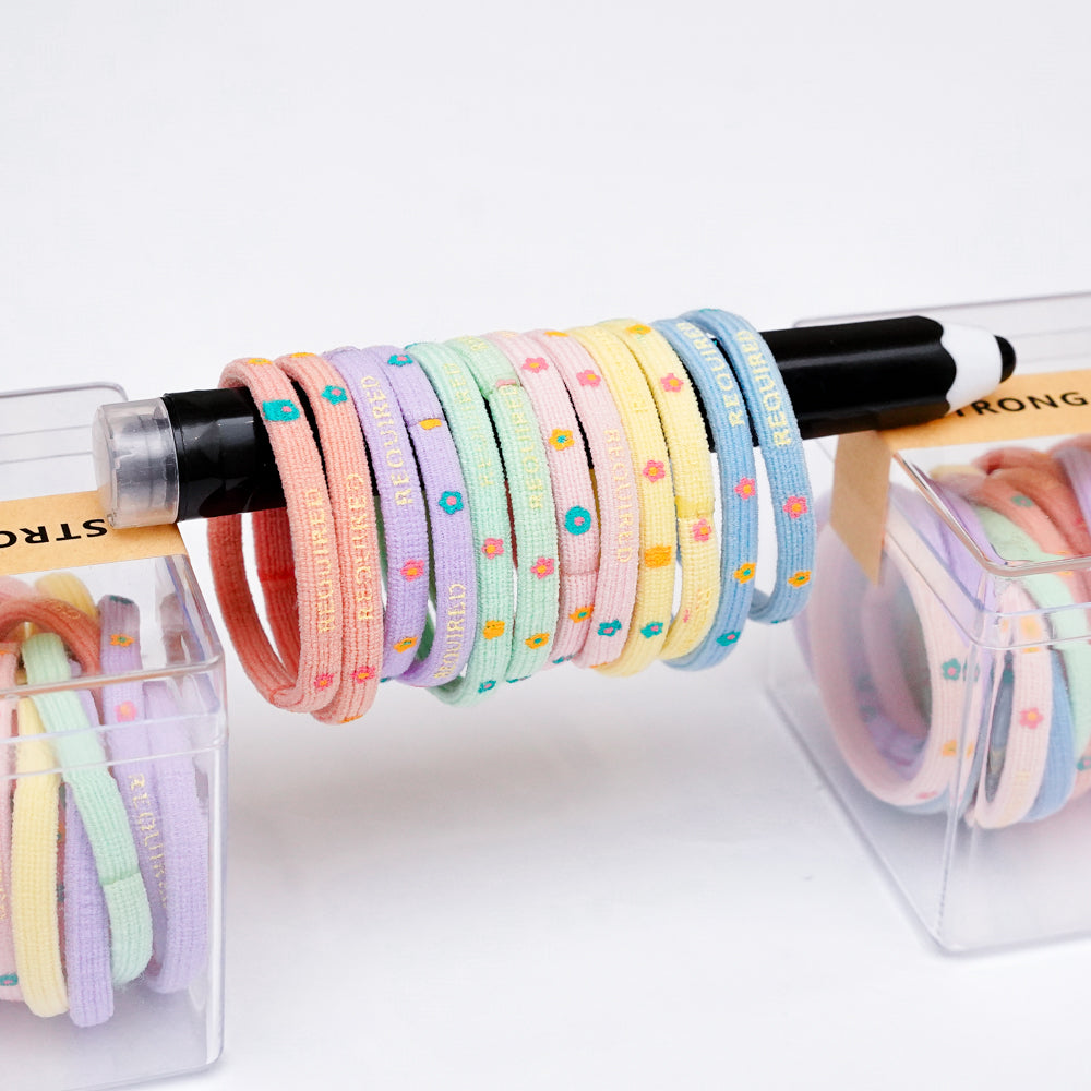 Multi colour floral Printed Hair tie