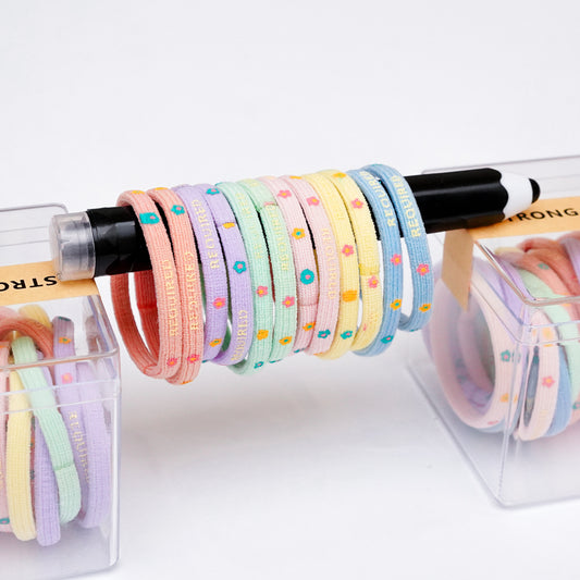 Multi colour floral Printed Hair tie