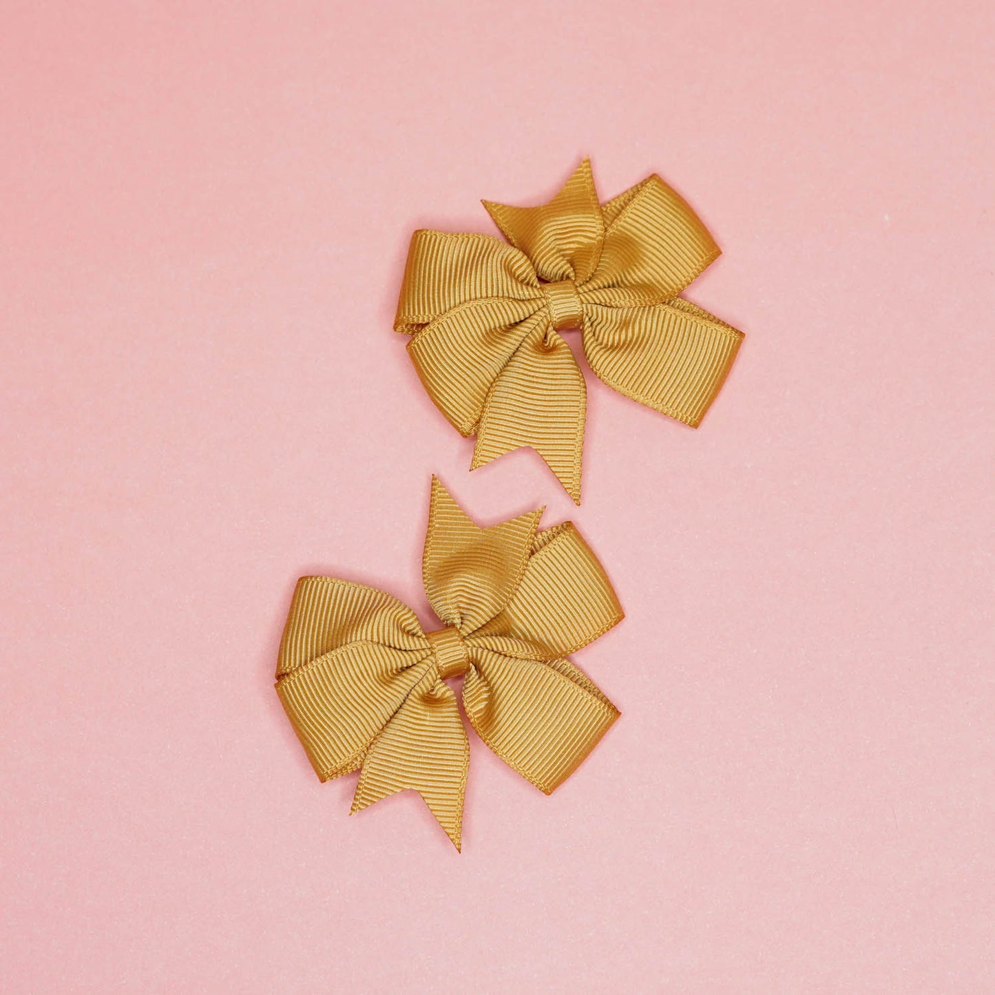 Brown Solid bow hairclip