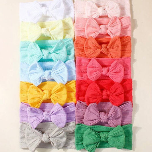 Baby girl Soft Bow Headbands
