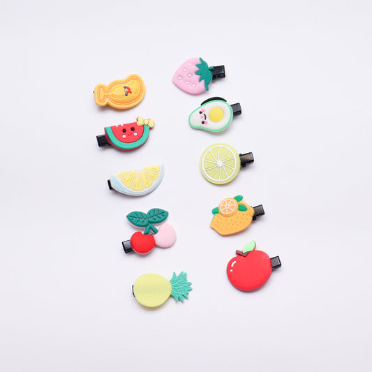 Fruits silicon Hairclips
