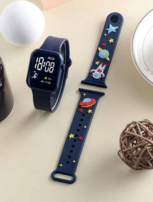 Navy astronaut kids smartwatch