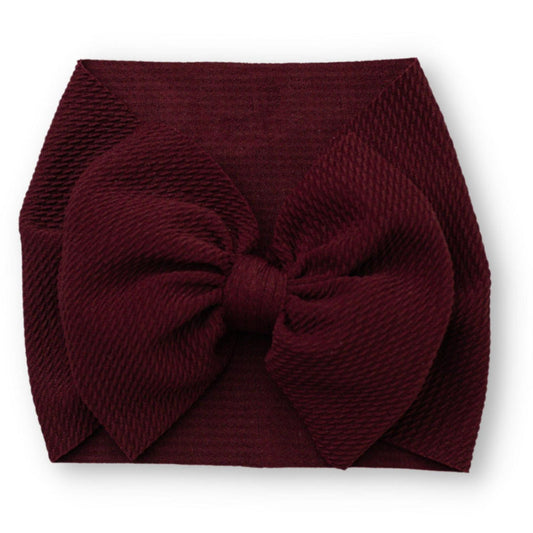 Burgundy baby Headwrap