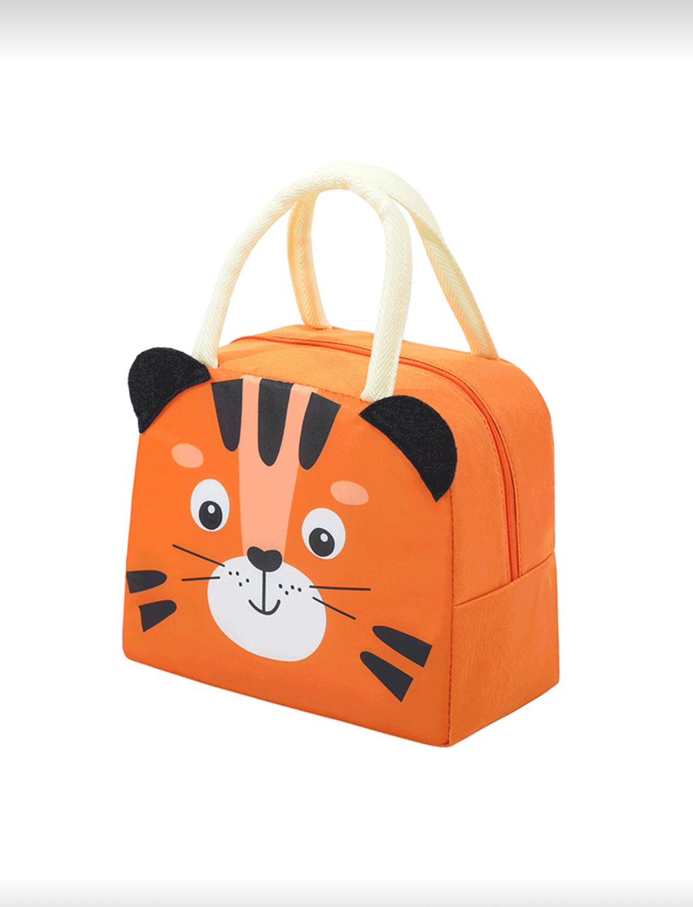 orange tiger lunch box