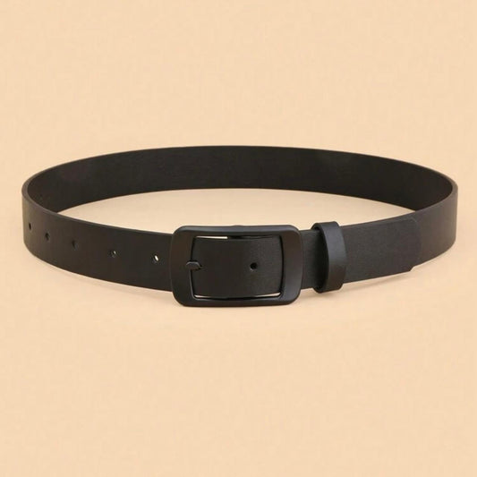 Boys Black Leather Belt