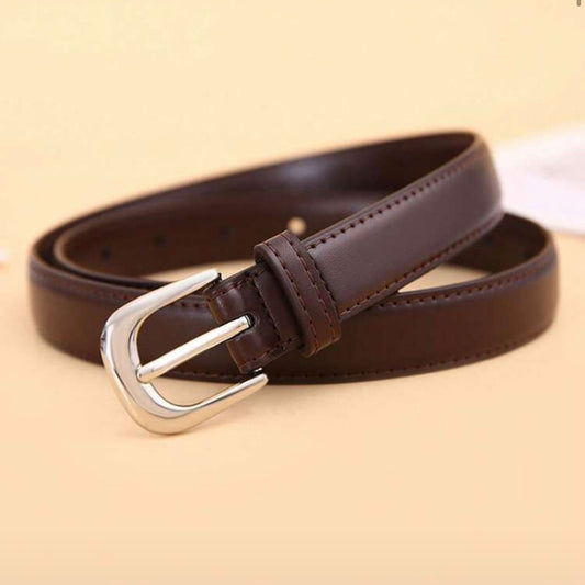Boys Dark Brown Leather Belt