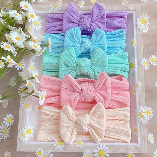 Baby girl Soft Bow Headbands